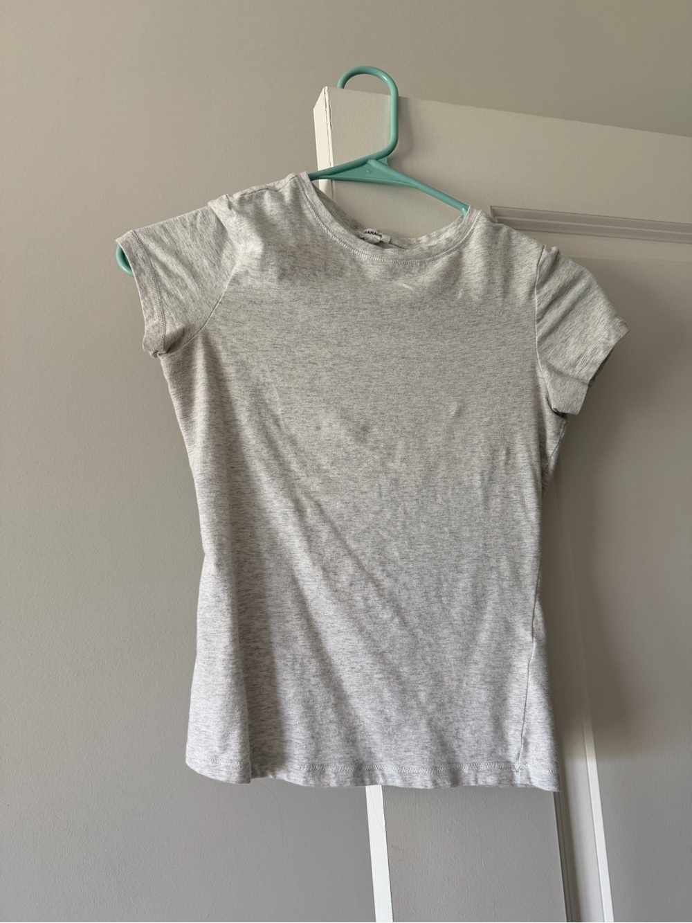 Garage Light Gray Crewneck Short Sleeve Tee